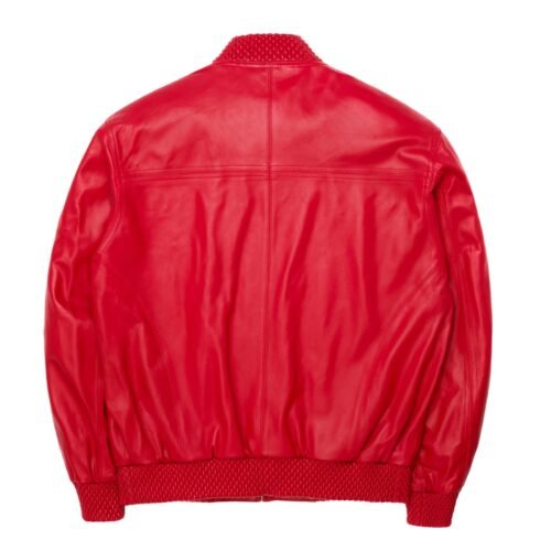 Alternative view of Pelle Pelle Basic Burnish Buttersoft Red Leather Jacket