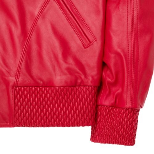 Pelle Pelle Basic Burnish Buttersoft Red Leather Jacket - Image 5
