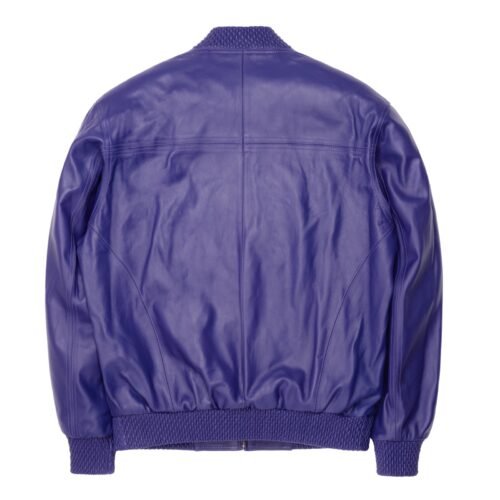 Alternative view of Pelle Pelle Basic Burnish Buttersoft Purple Leather Jacket