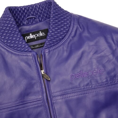 Pelle Pelle Basic Burnish Buttersoft Purple Leather Jacket - Image 4