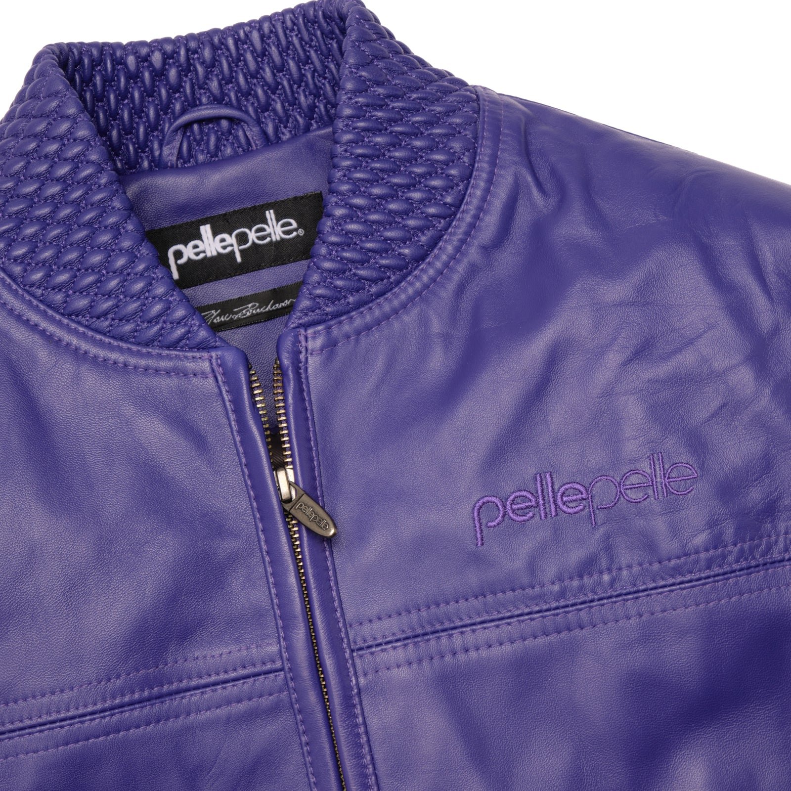 Pelle Pelle Basic Burnish Buttersoft Purple Leather Jacket - Image 4