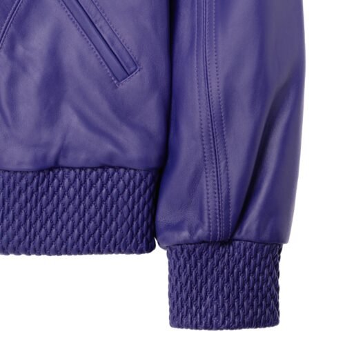Pelle Pelle Basic Burnish Buttersoft Purple Leather Jacket - Image 5