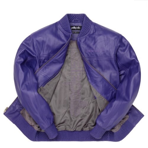 Pelle Pelle Basic Burnish Buttersoft Purple Leather Jacket - Image 3