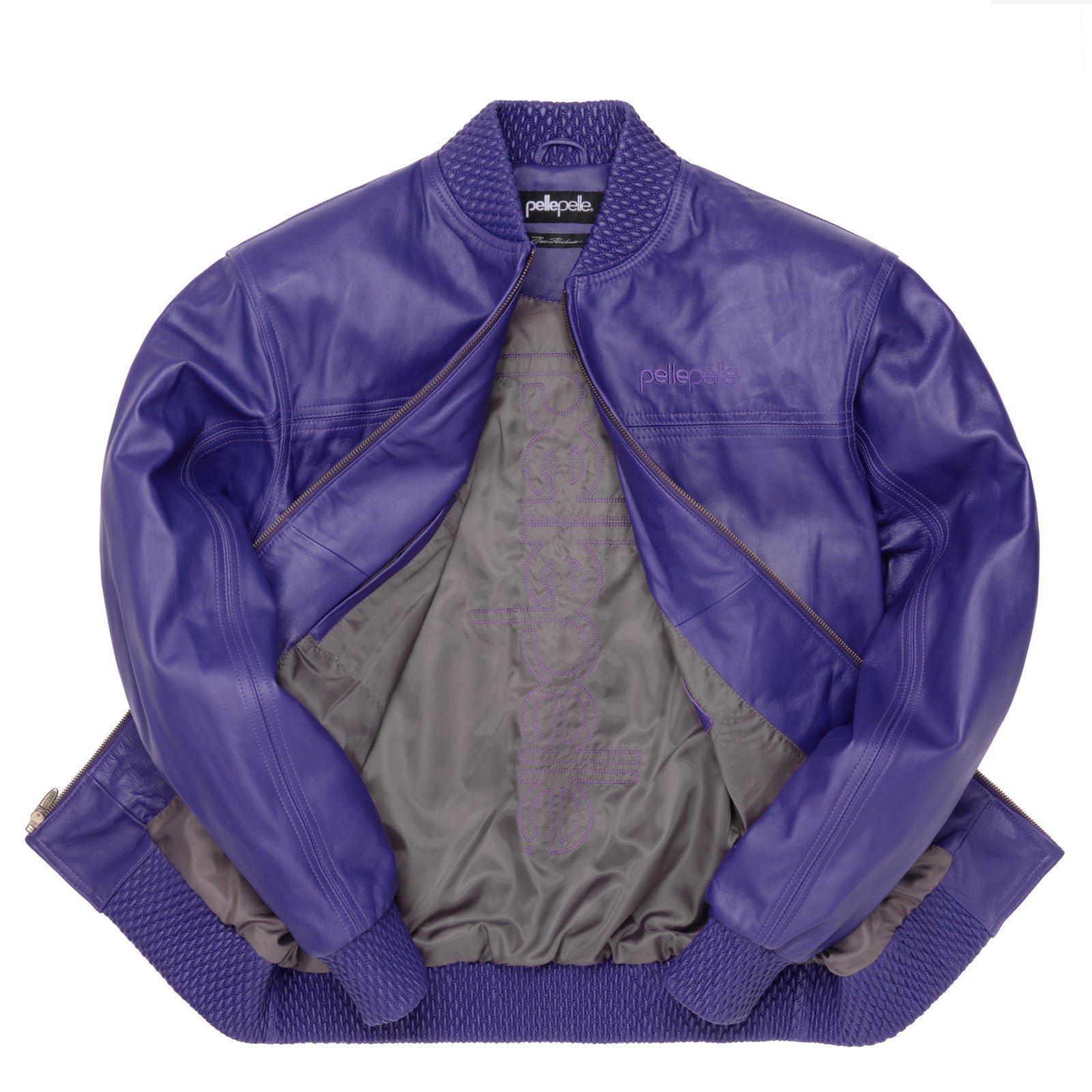 Pelle Pelle Basic Burnish Buttersoft Purple Leather Jacket - Image 3