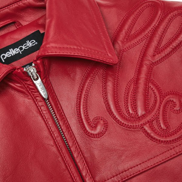 Pelle Pelle Plush Puff Red Leather Jacket - Image 5