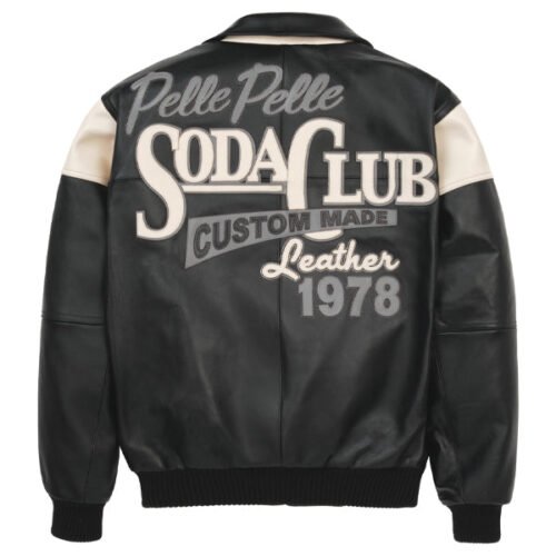 Alternative view of Pelle Pelle 78 Soda Club Plush Black Leather Jacket