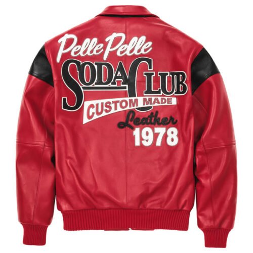 Alternative view of Pelle Pelle 78 Soda Club Plush Red Leather Jacket