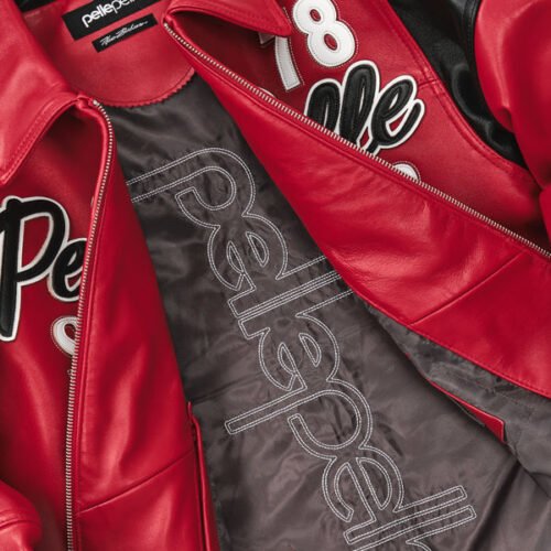 Pelle Pelle 78 Soda Club Plush Red Leather Jacket - Image 4