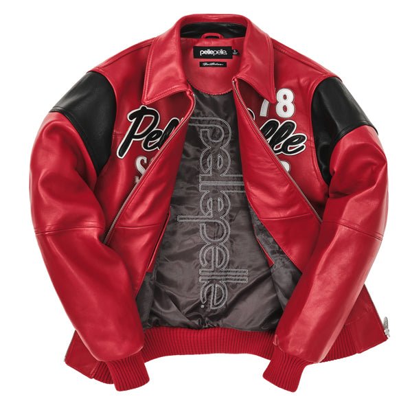 Pelle Pelle 78 Soda Club Plush Red Leather Jacket - Image 3