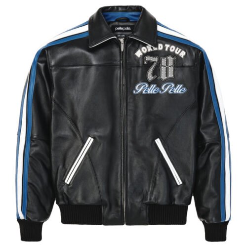 Pelle Pelle 78 World Tour Plush Black Leather Jacket