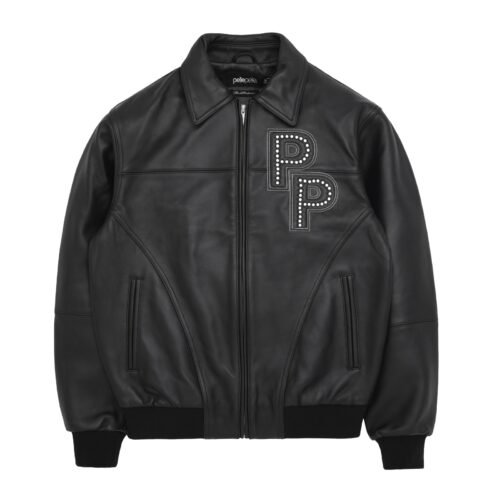 Pelle Pelle Stones Black Leather Jacket