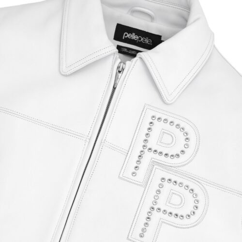 Pelle Pelle Stones White Leather Jacket - Image 4