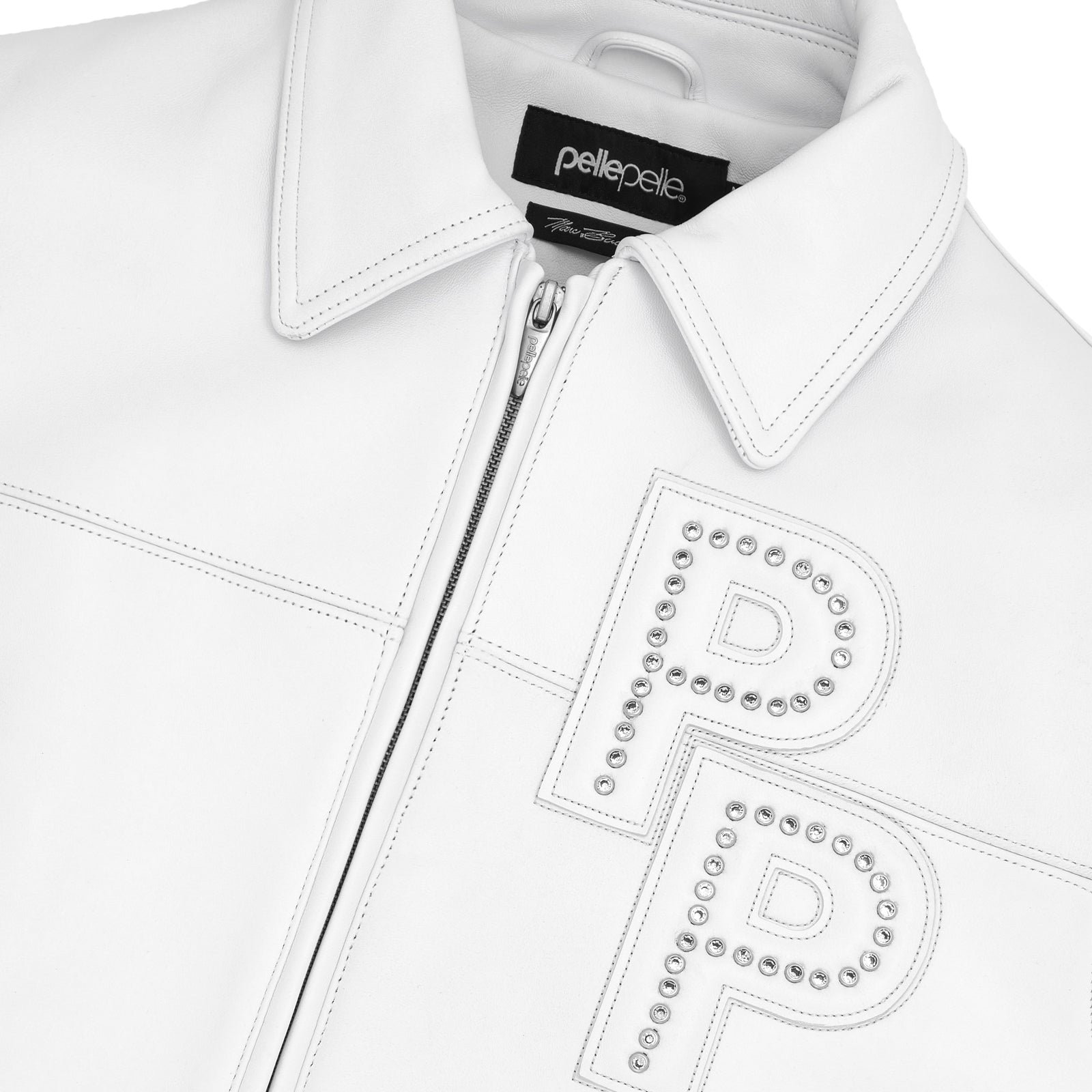 Pelle Pelle Stones White Leather Jacket - Image 4