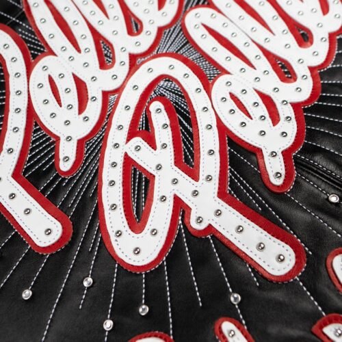 Pelle Pelle Logo World Famous Soda Club Black Leather Jacket - Image 5