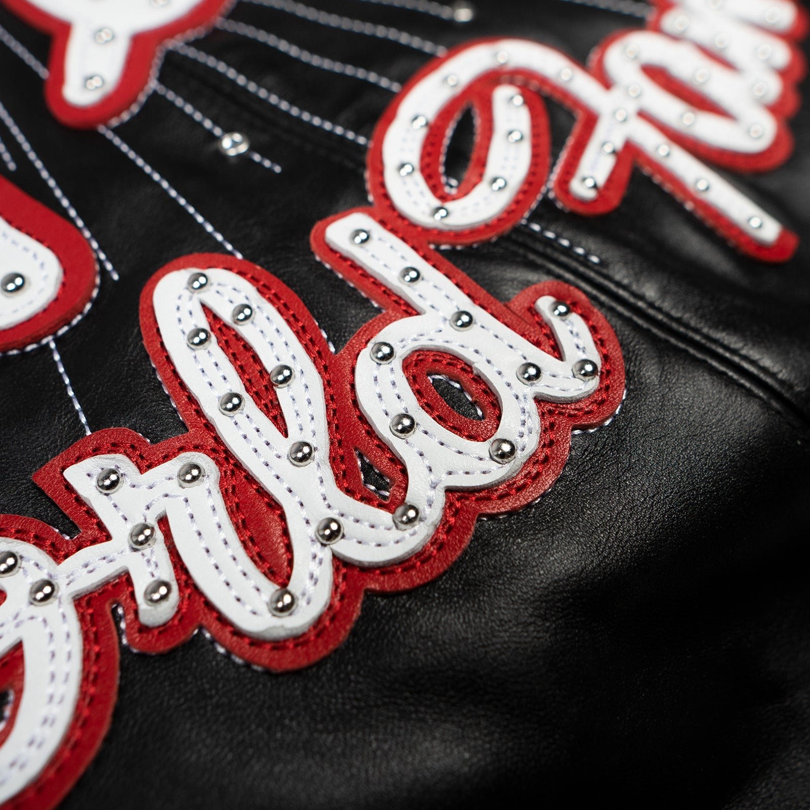 Pelle Pelle Logo World Famous Soda Club Black Leather Jacket - Image 6