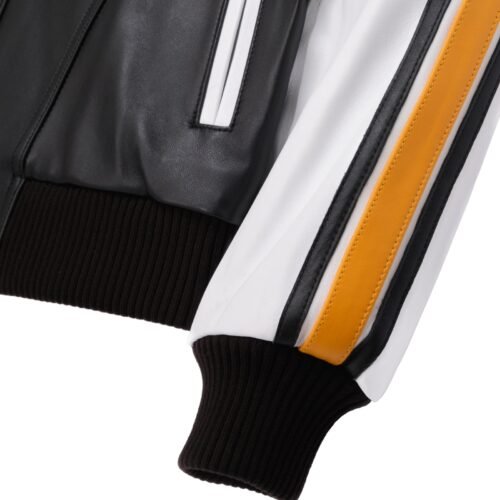 Pelle Pelle Soda Club Tiger Black & White Leather Jacket - Image 5