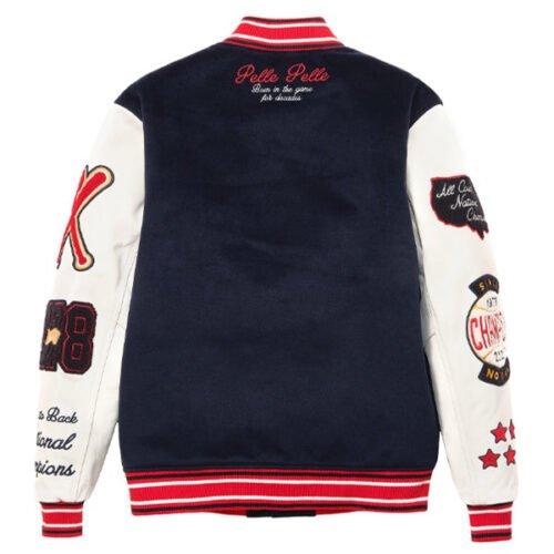 Alternative view of Pelle Pelle World Famous Wool and Leather Varsity Jacket