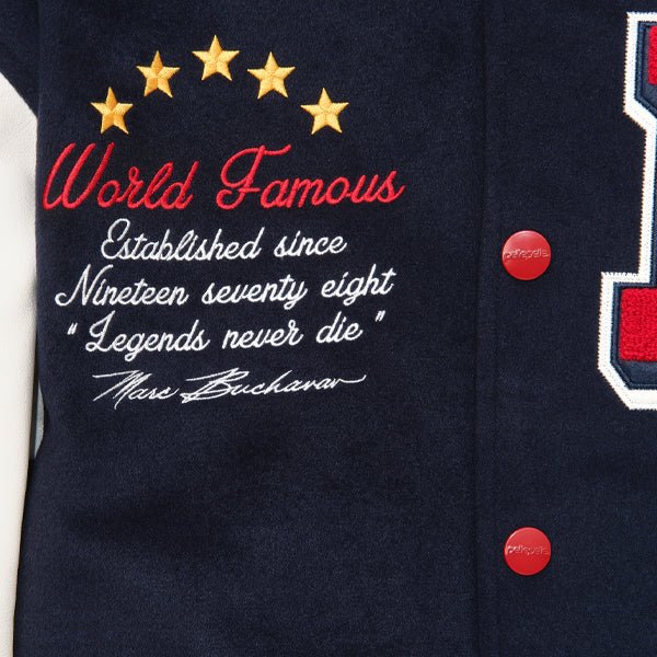 Pelle Pelle World Famous Wool and Leather Varsity Jacket - Image 5