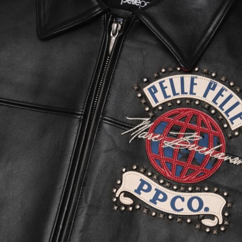 Pelle Pelle World Tour Red & Black Leather Jacket - Image 4