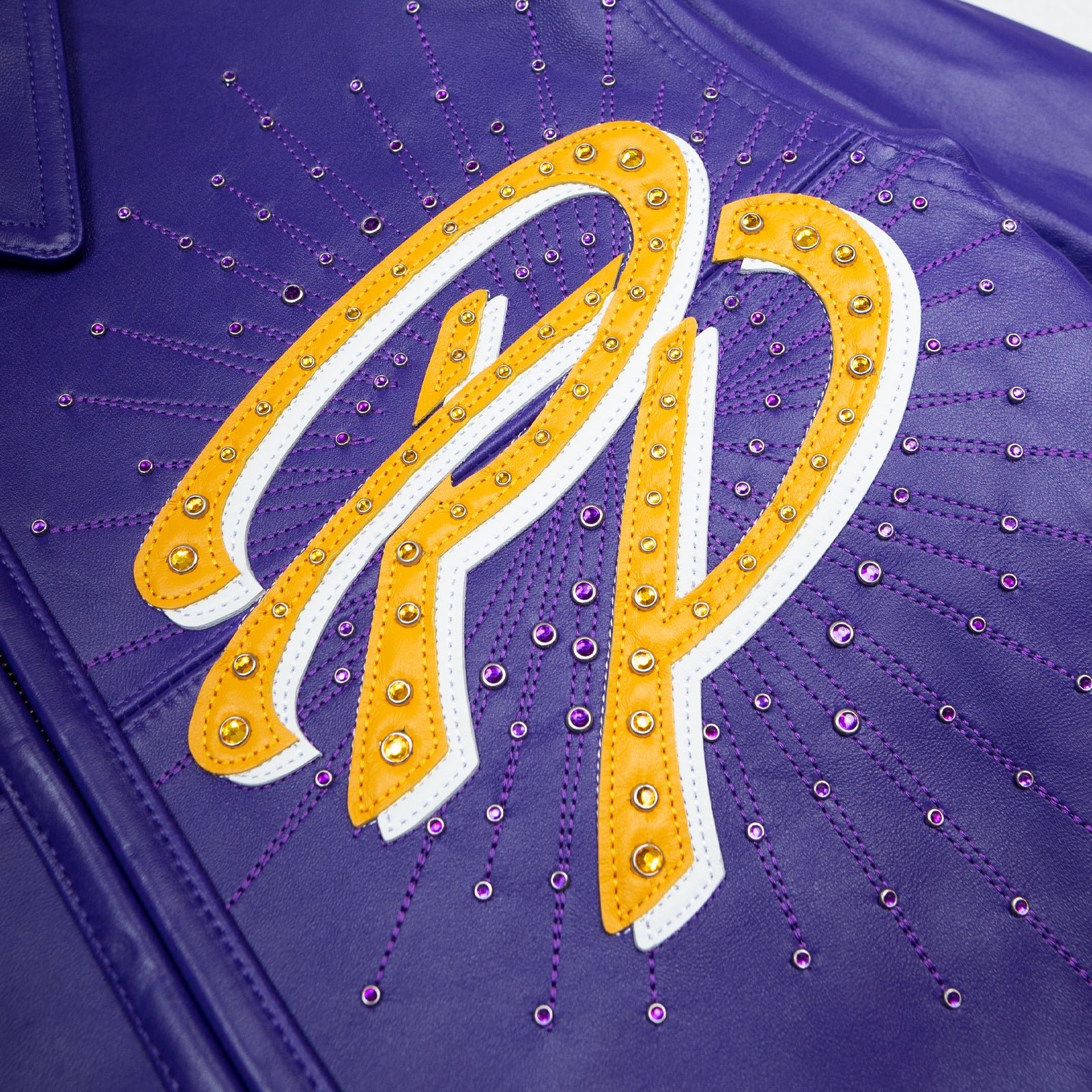 Pelle Pelle Greatest Of All Time Purple Leather Jacket - Image 4