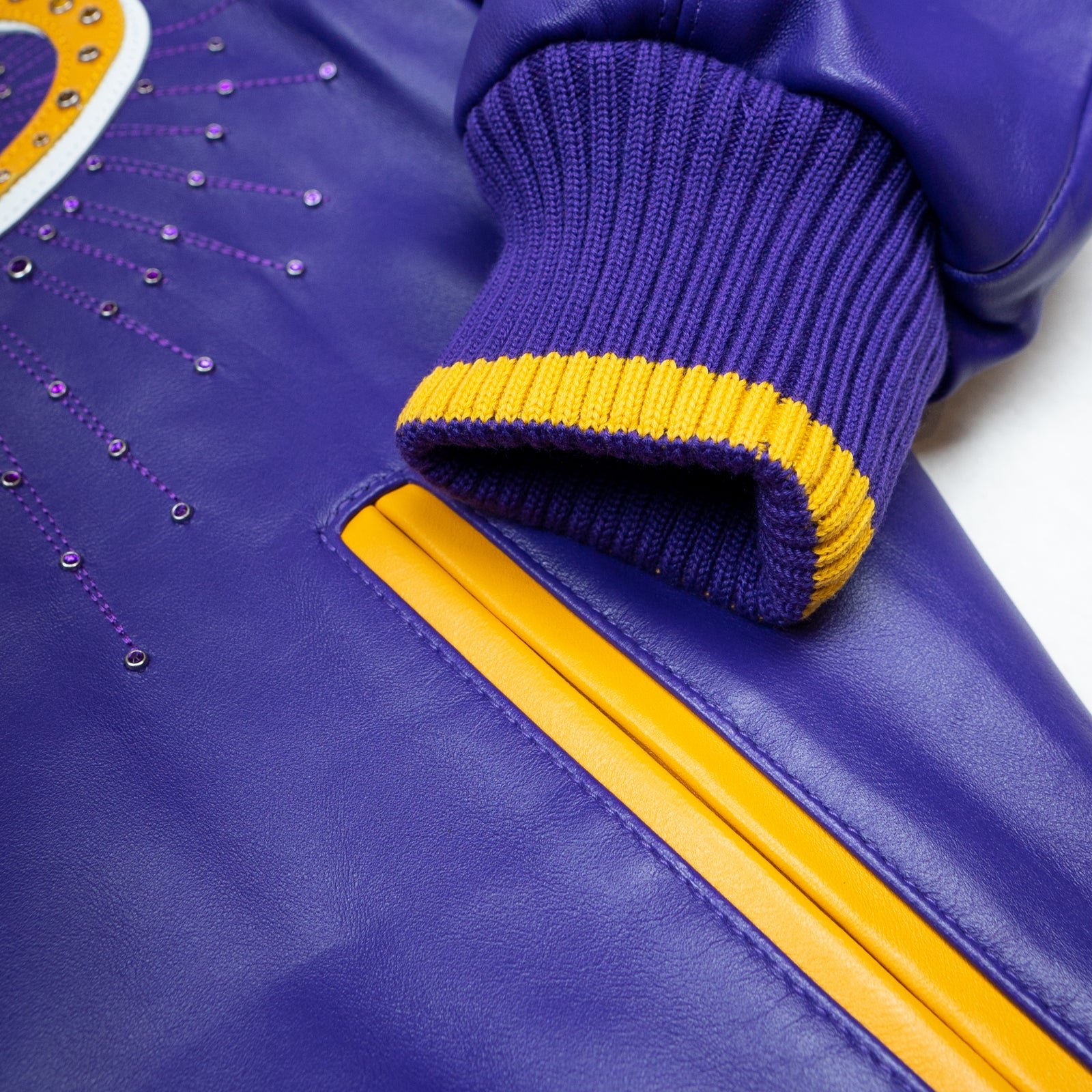 Pelle Pelle Greatest Of All Time Purple Leather Jacket - Image 5