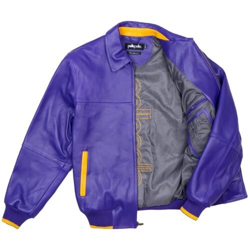 Pelle Pelle Greatest Of All Time Purple Leather Jacket - Image 3