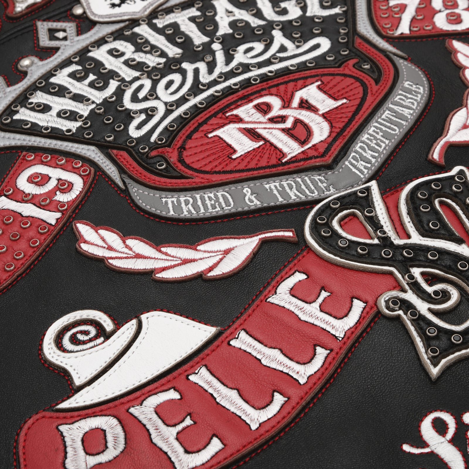 Pelle Pelle Heritage Black / Red Leather Jacket