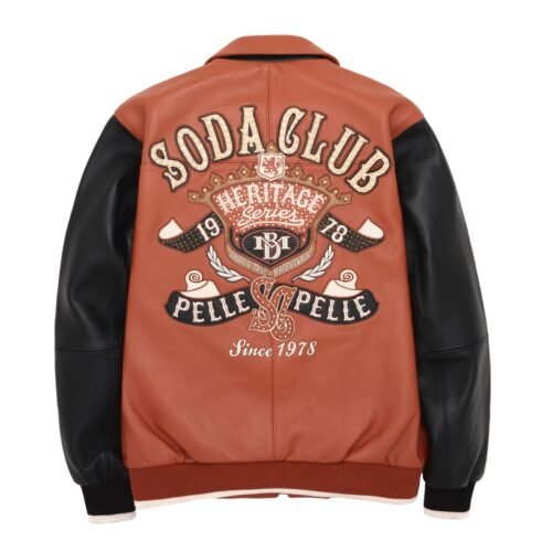 Pelle Pelle Heritage Brown & Black Leather Jacket