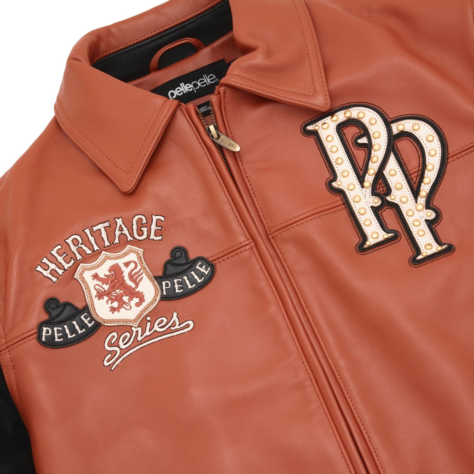 Pelle Pelle Heritage Brown & Black Leather Jacket