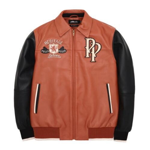 Pelle Pelle Heritage Brown & Black Leather Jacket