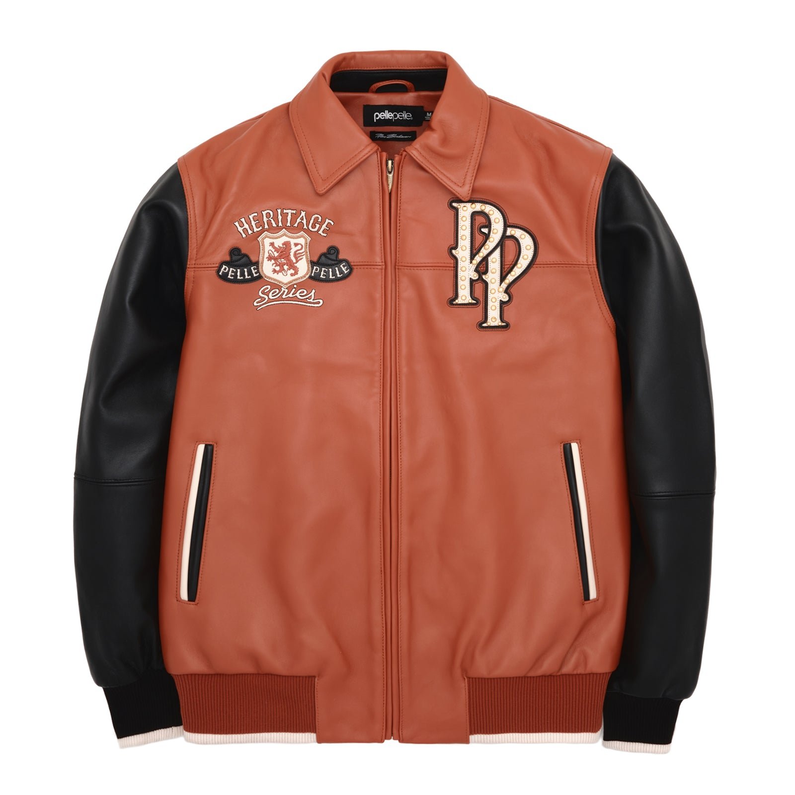 Pelle Pelle Heritage Brown & Black Leather Jacket