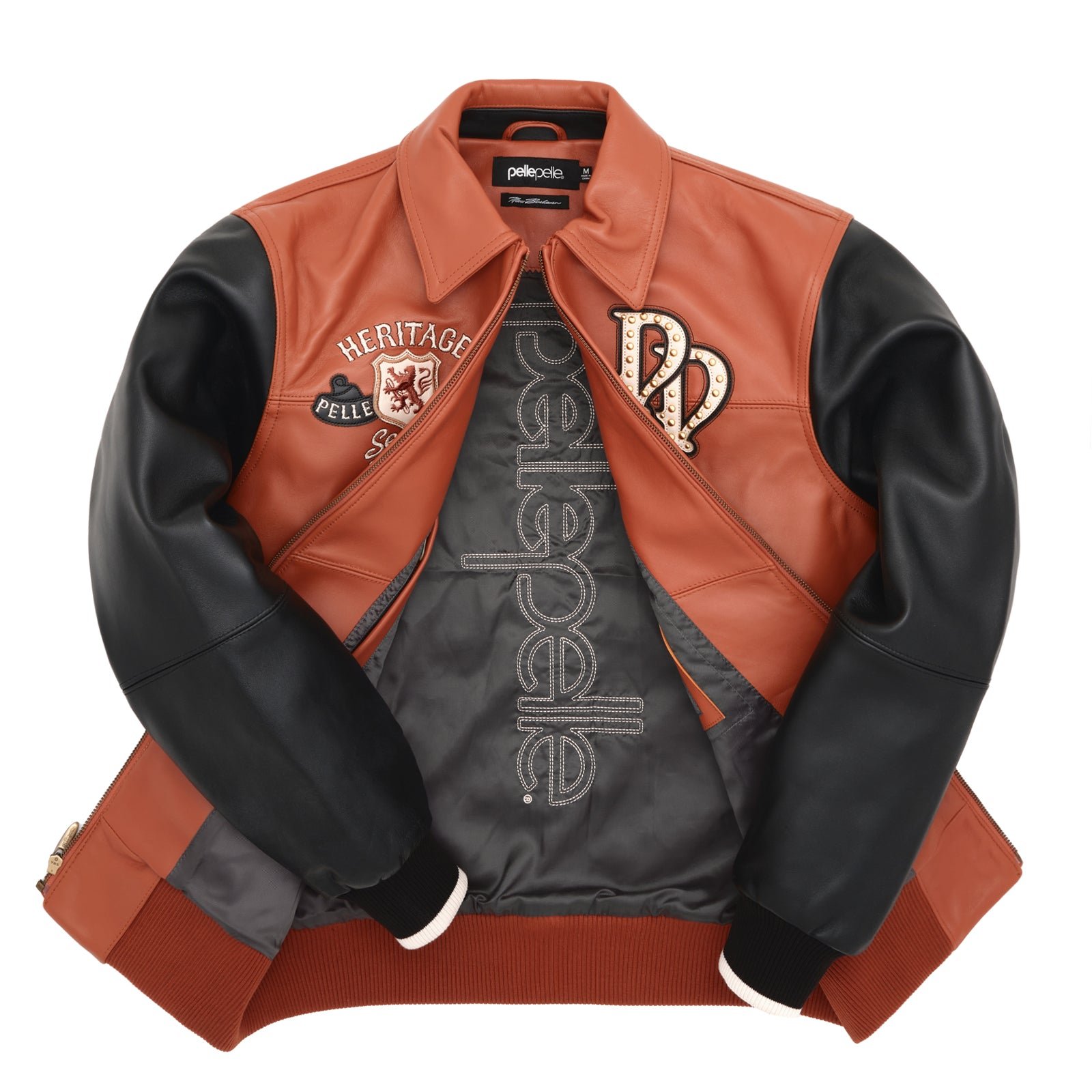 Pelle Pelle Heritage Brown & Black Leather Jacket