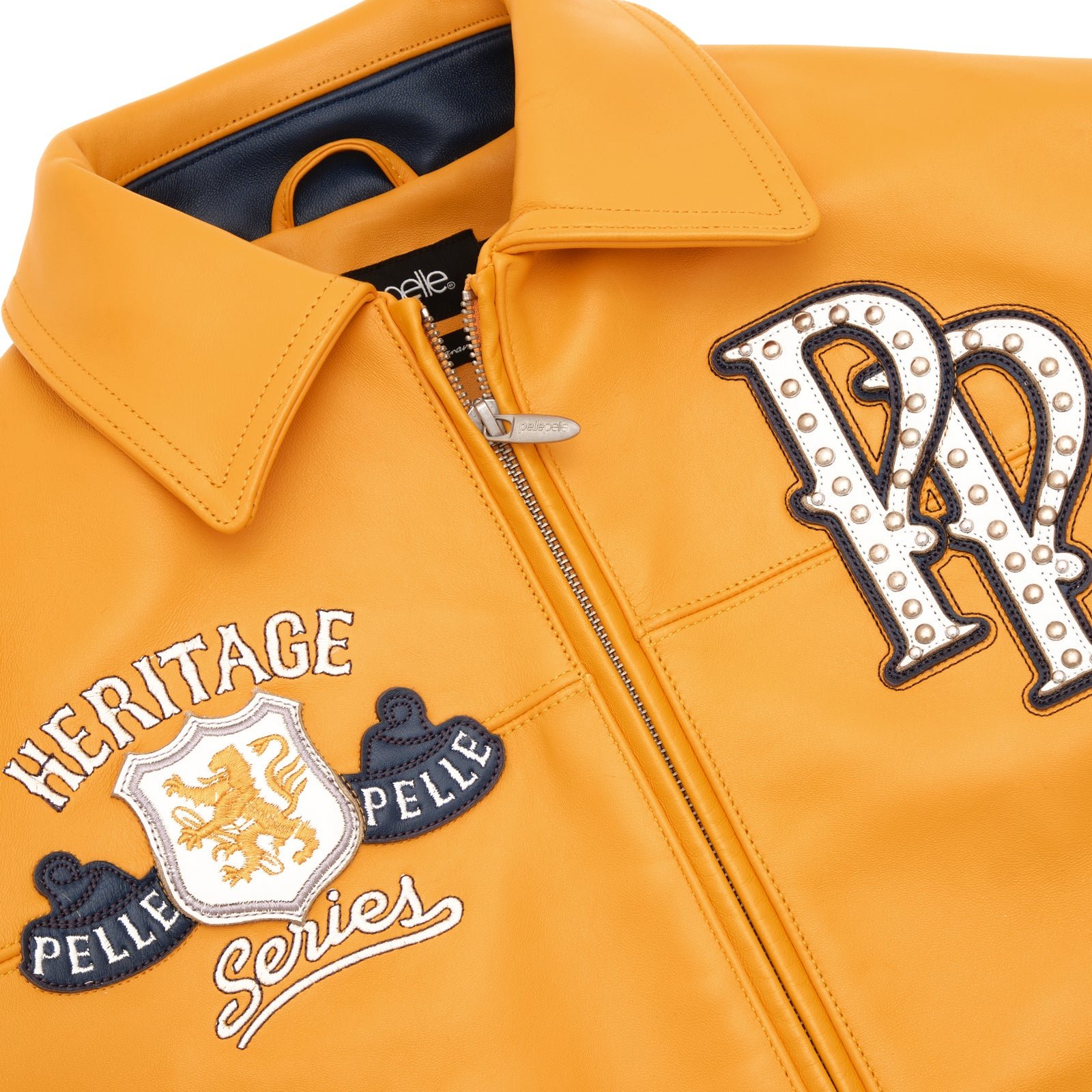 Pelle Pelle Heritage Yellow / Black Leather Jacket