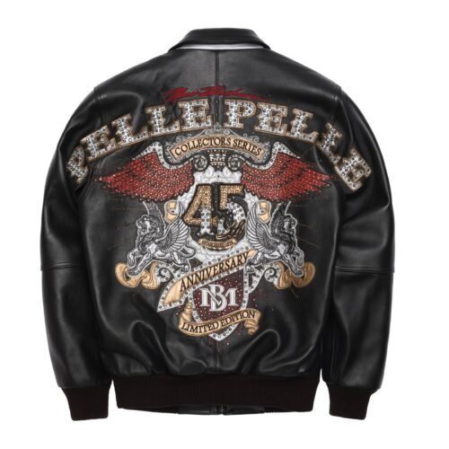 Alternative view of Pelle Pelle Collectors Series Black Leather Jacket