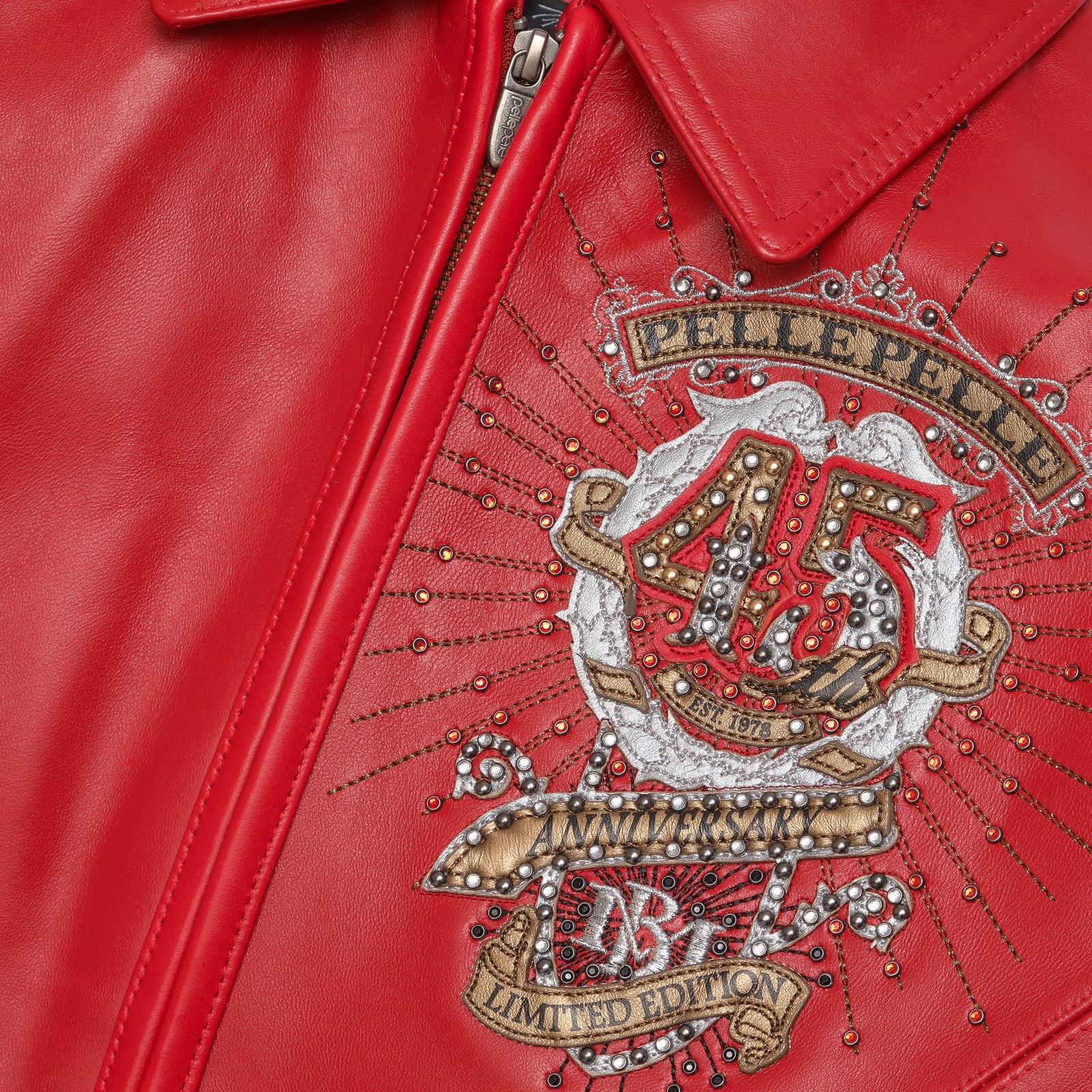 Pelle Pelle Collectors Series Red Leather Jacket - Image 3