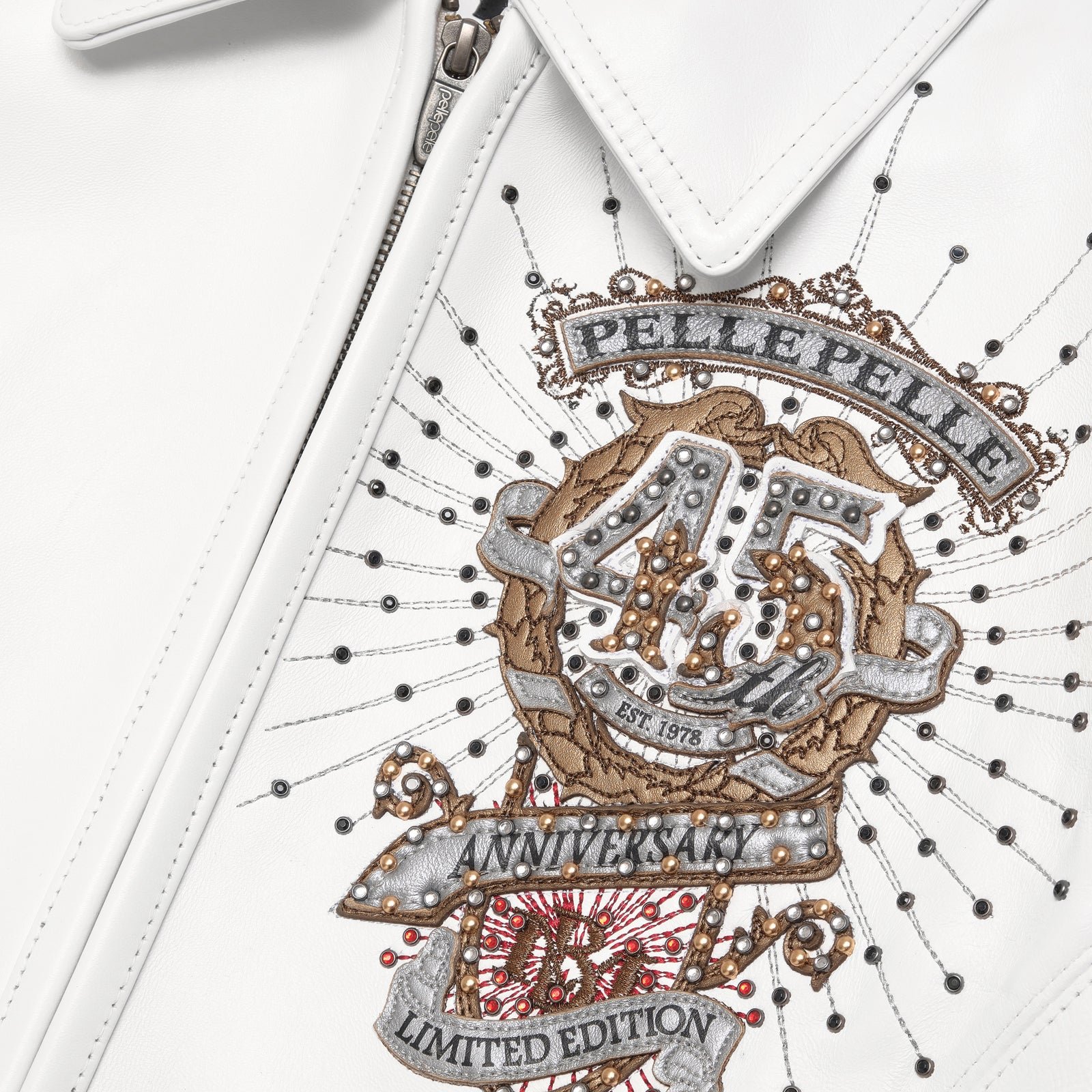 Pelle Pelle Collectors Series White Leather Jacket - Image 4