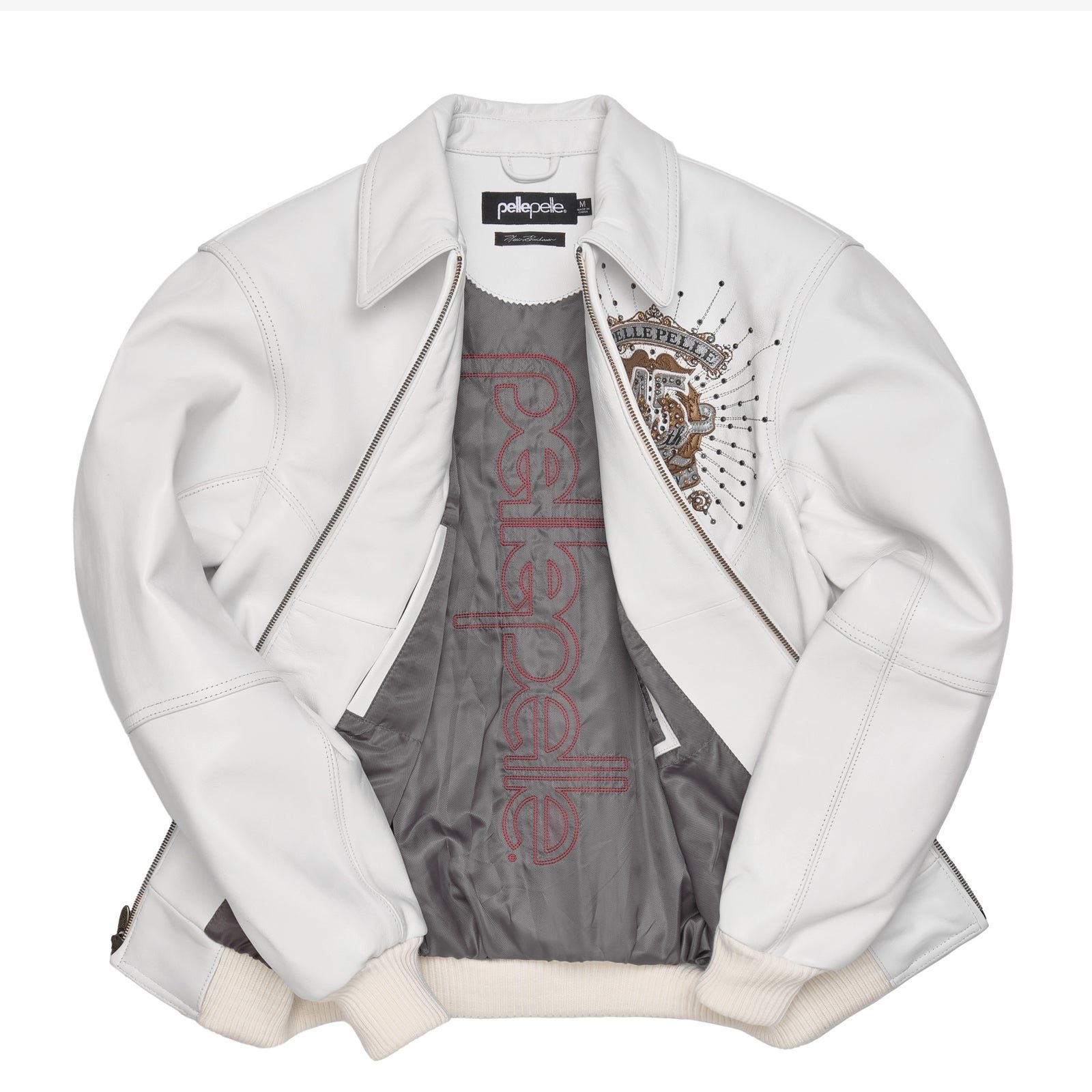 Pelle Pelle Collectors Series White Leather Jacket - Image 3