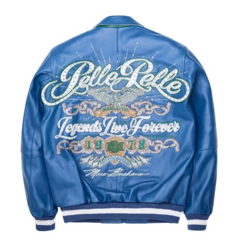Pelle Pelle Legends Live Forever Royal Blue Leather Jacket