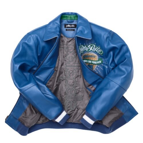Pelle Pelle Legends Live Forever Royal Blue Leather Jacket