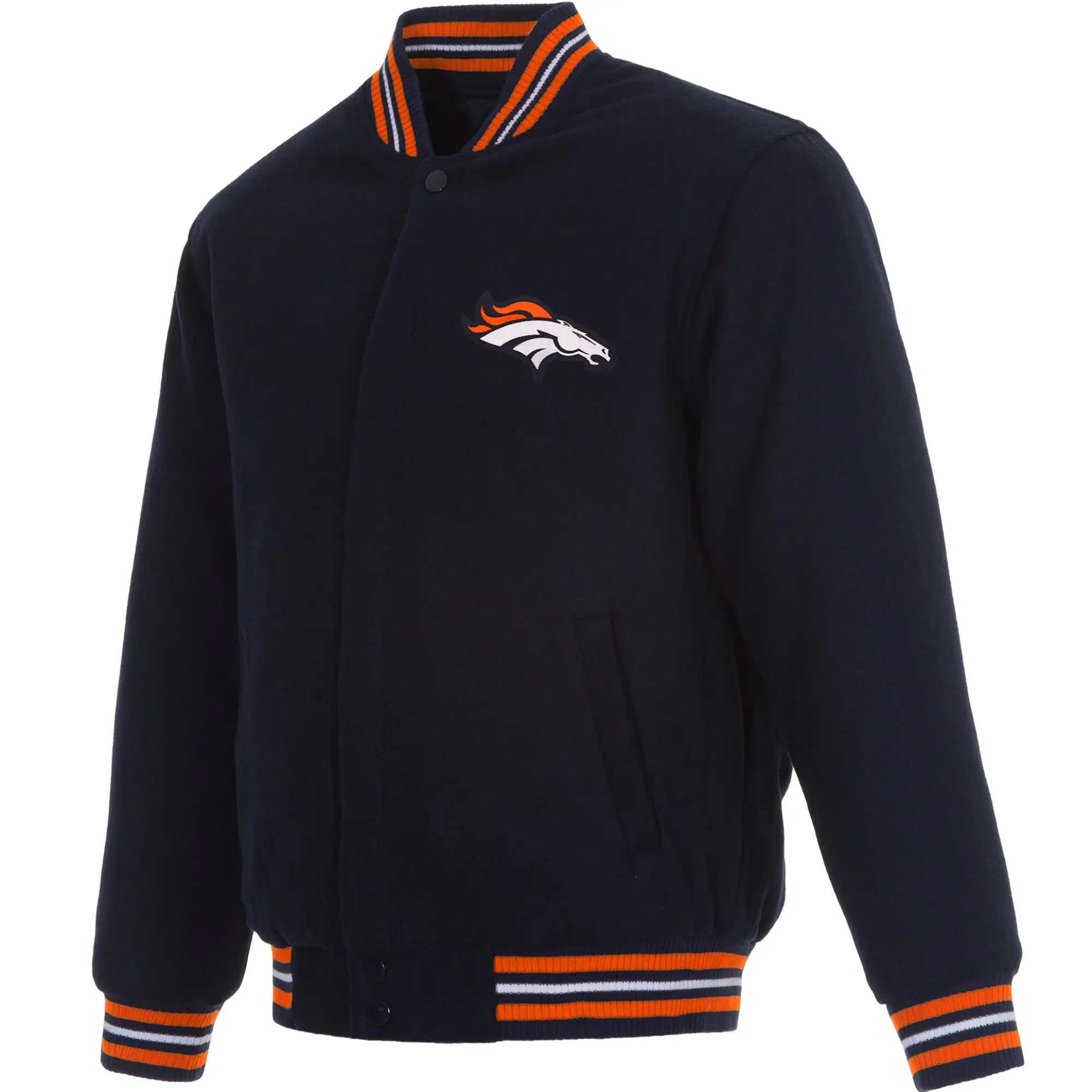 Denver Broncos Football Team Players Wool Varsity Jacket