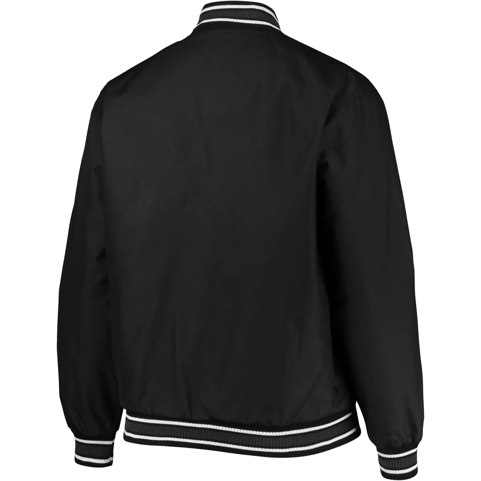 Green Bay Packers Satin Black Varsity Jacket