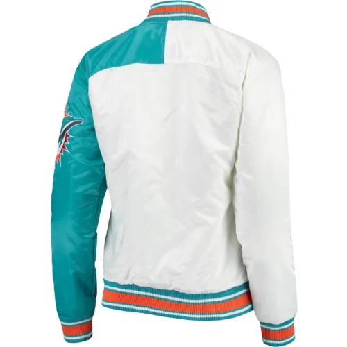 Miami Dolphins Football Team players Satin Varsity Jacket