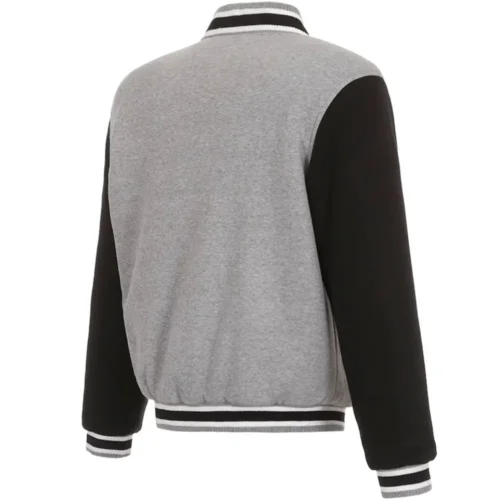 Miami Dolphins Wool Varsity Jacket Gray & Black