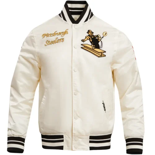 Pittsburgh Steelers Satin Varsity Jacket