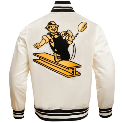 Pittsburgh Steelers Satin Varsity Jacket