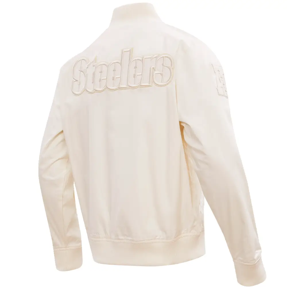 Pittsburgh Steelers Satin Varsity Zipper Jacket