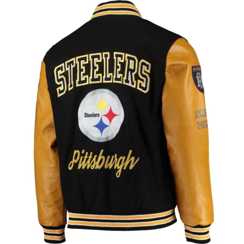 Pittsburgh Steelers Tommy Hilfiger Wool & Leather Varsity Jacket