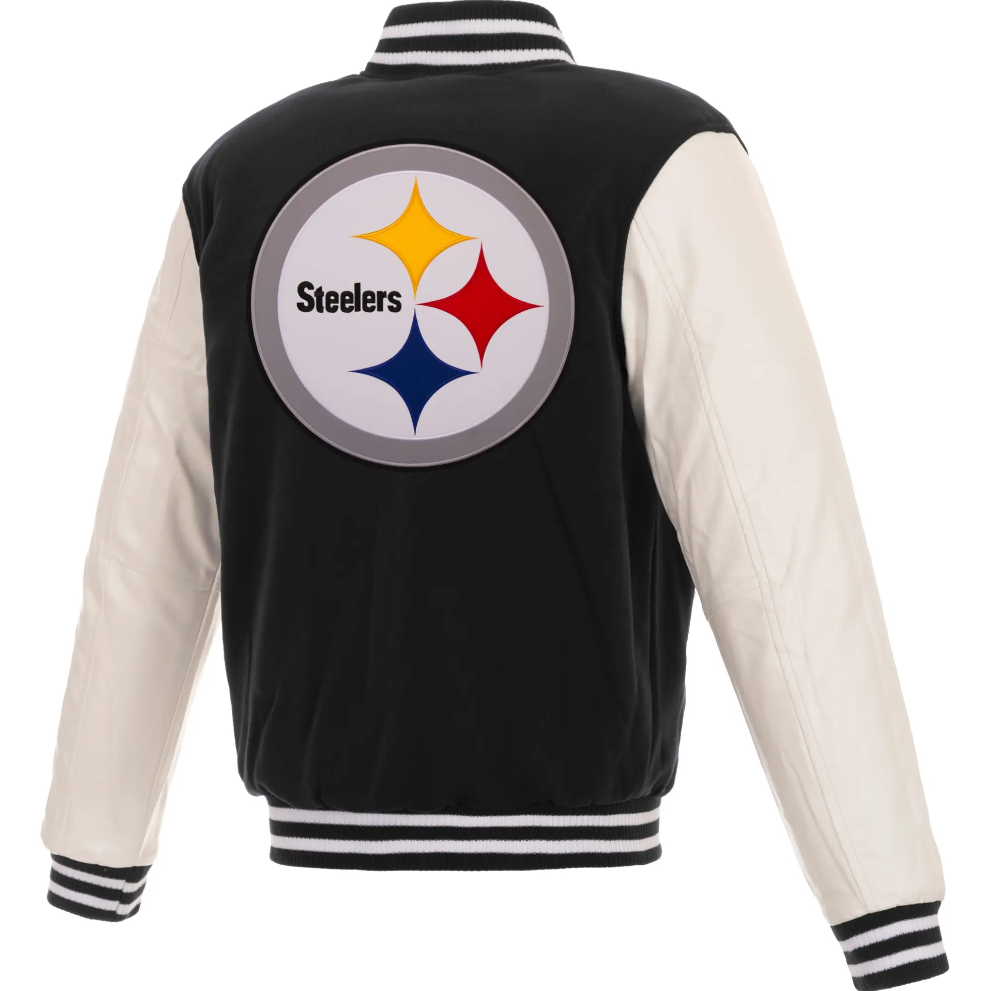 Pittsburgh Steelers Wool & Leather Varsity Jacket