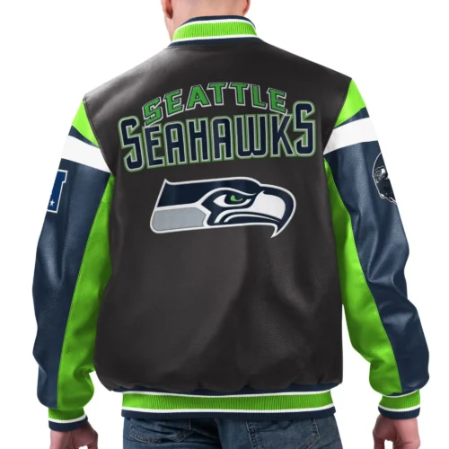 Seattle Seahawks G-III Sports by Carl Banks Varsity Jacket