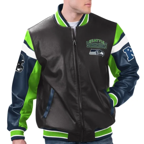 Seattle Seahawks G-III Sports by Carl Banks Varsity Jacket